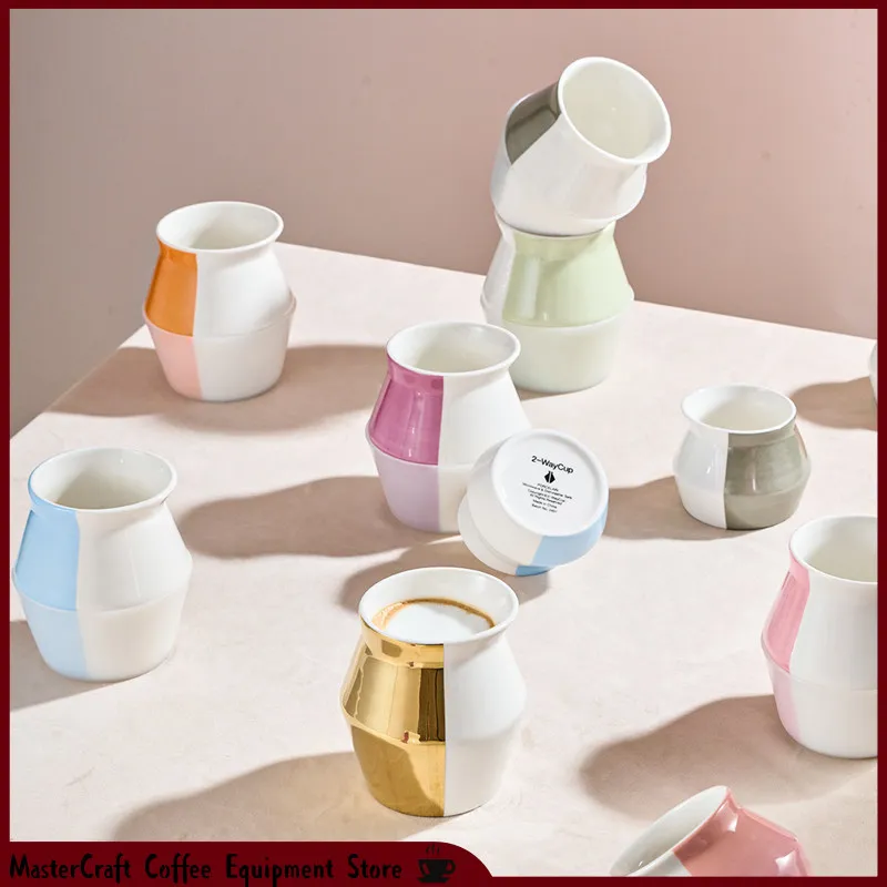 Coffee Tasting Cup Ceramic Coffee Cup 130Ml Upgraded Version Wbrc Champion Competition Use For Home Office Barista