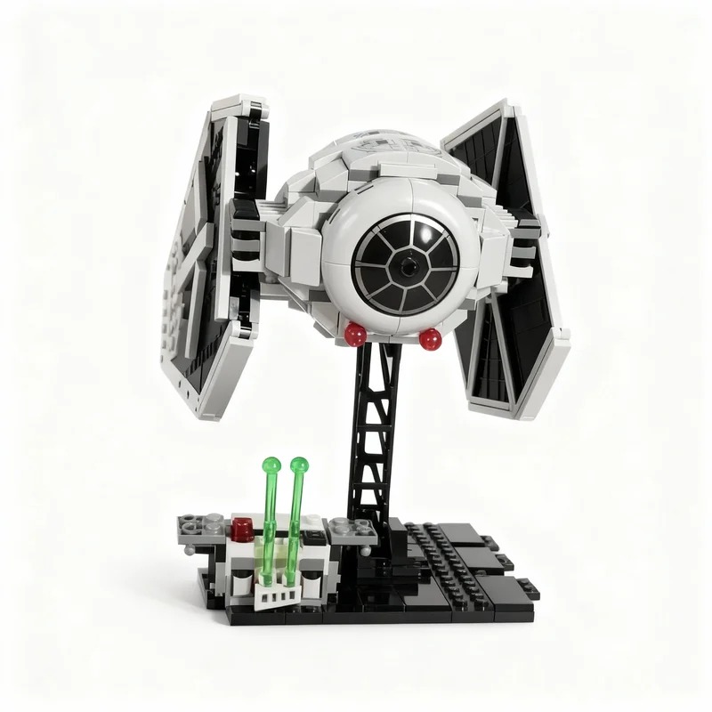 329pcs MOC TIE Predator Star Battle Model Building Blocks Christmas Gift Idea Education Creative DIY Birthday Assemble 3D Craft