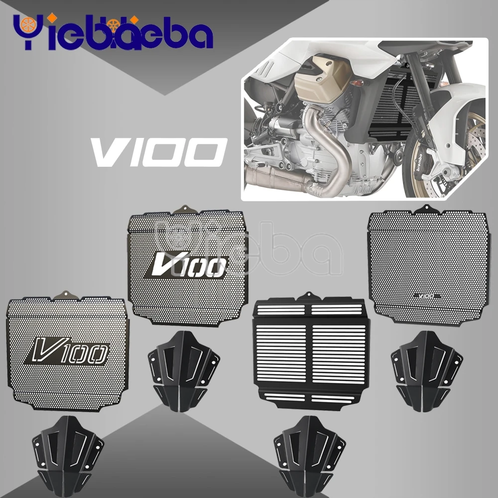 

V 100 2025 2024 Motorcycle Radiator Cylinder Head Engine Guard Complete Set Accessories For Moto Guzzi V100 Mandello S 2022 2023