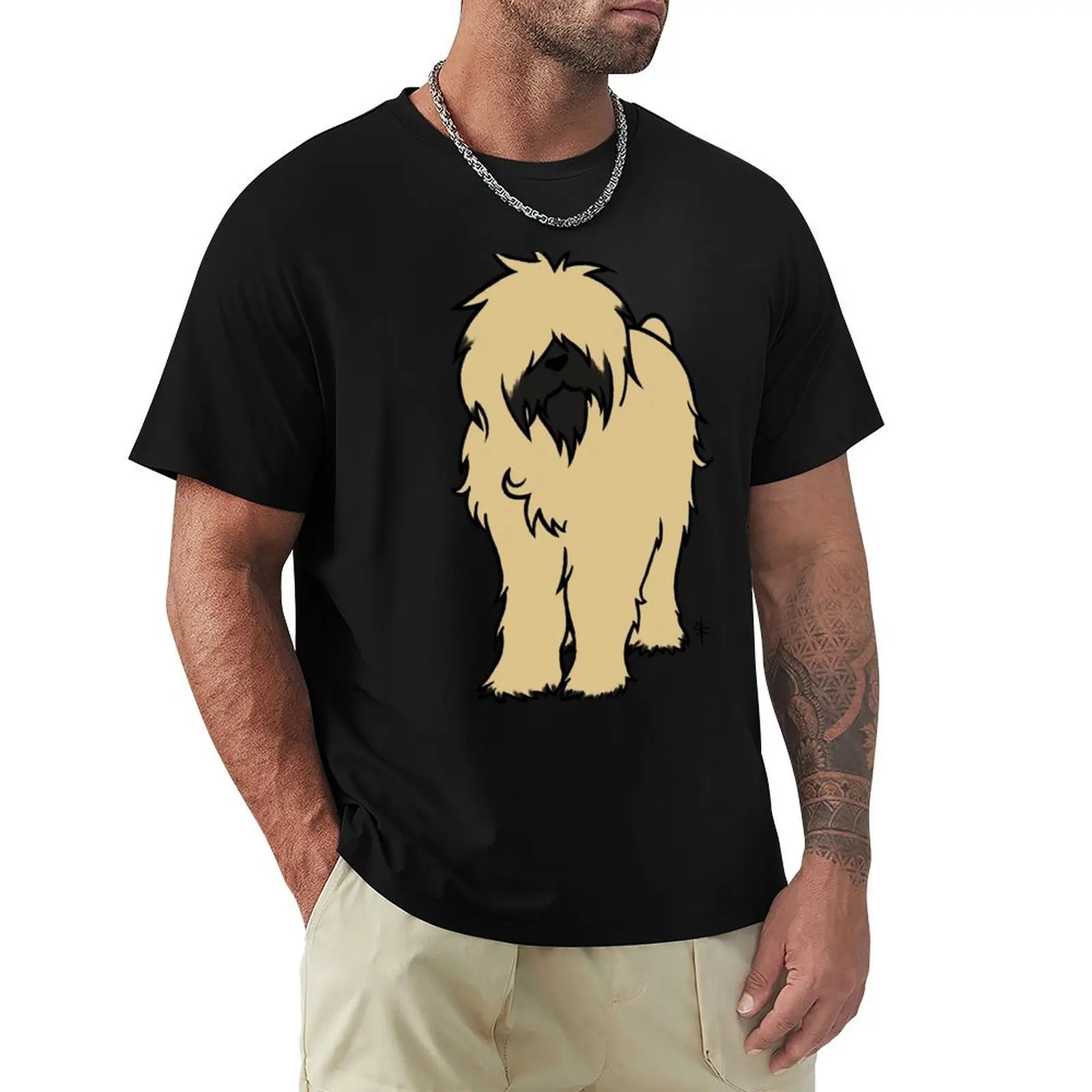 Bouvier des Flandres - Fawn T-Shirt Plus Size Loose Fit T-Shirt