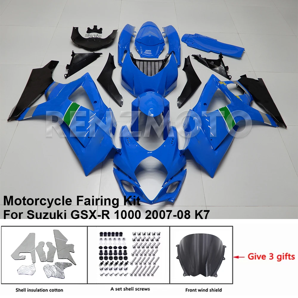 

S1007-135a Motorcycle Fairing Set Body Kit Plastic 1000 For Suzuki GSXR 1000 2007-2008 K7 K8 Accessories ABS Injection Bodywork