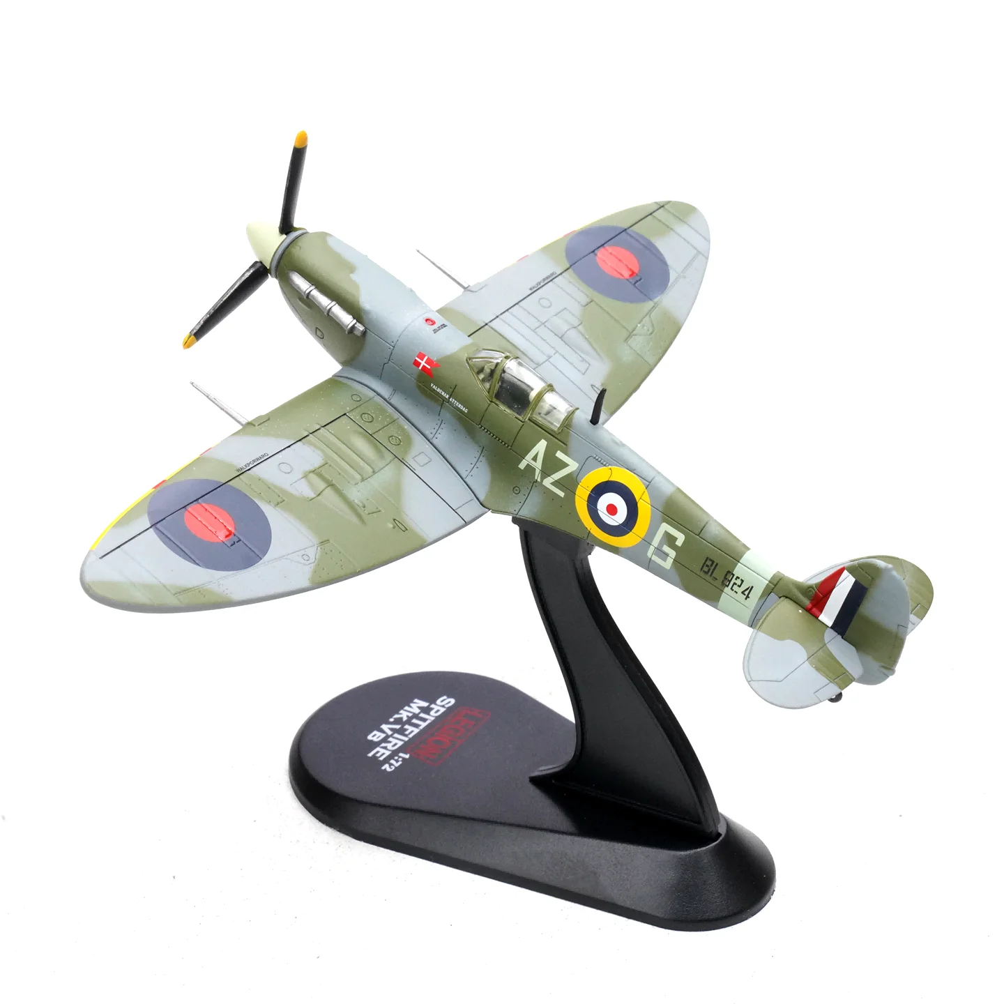 1: 72 14618LA UK Spitfire Fighter Model MKVB AZ-G234 Squadron 1942 Alloy Model Aircraft view 2