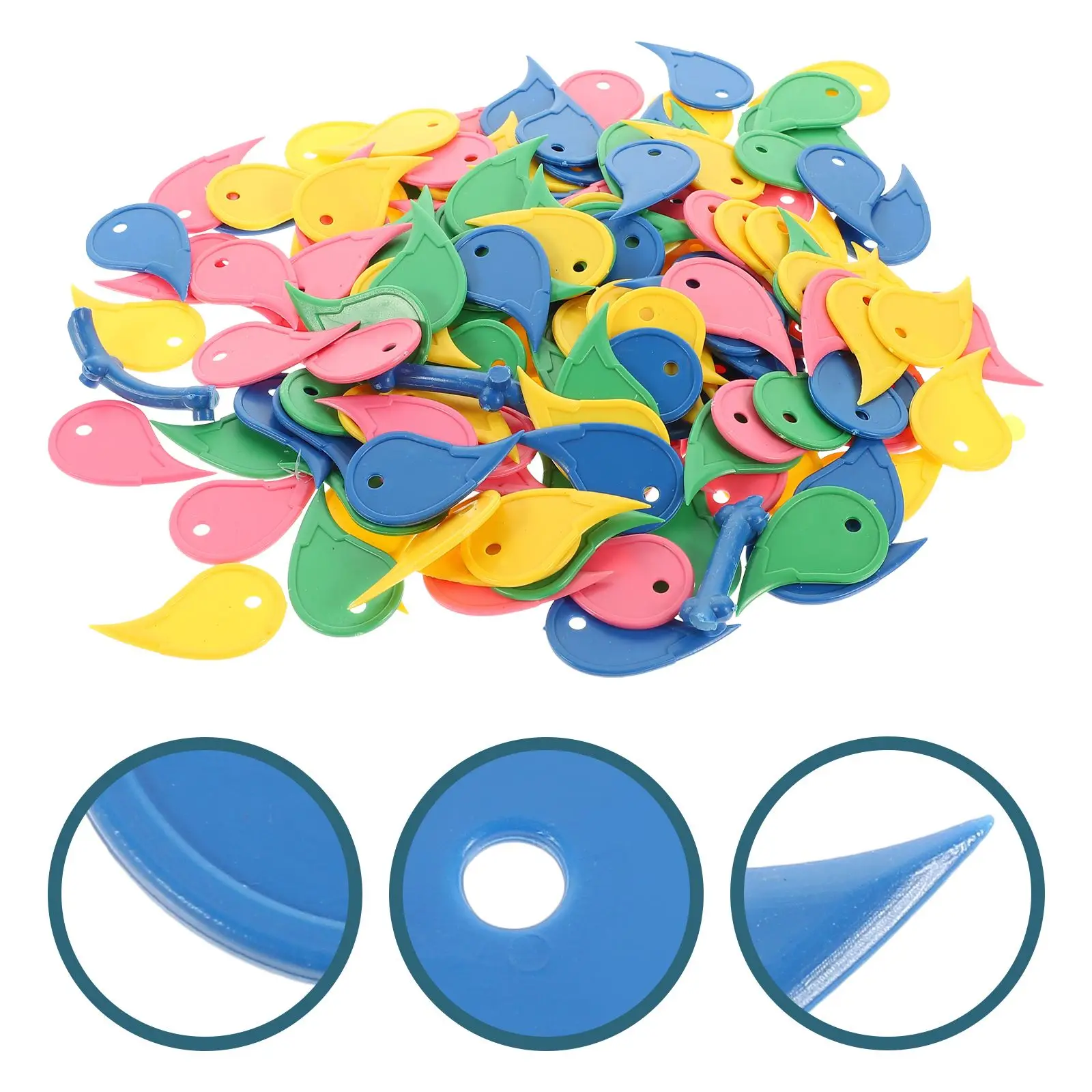 500 Pcs Opener Plastic Seal Envelope Opening Tools Mini Multifunction Man