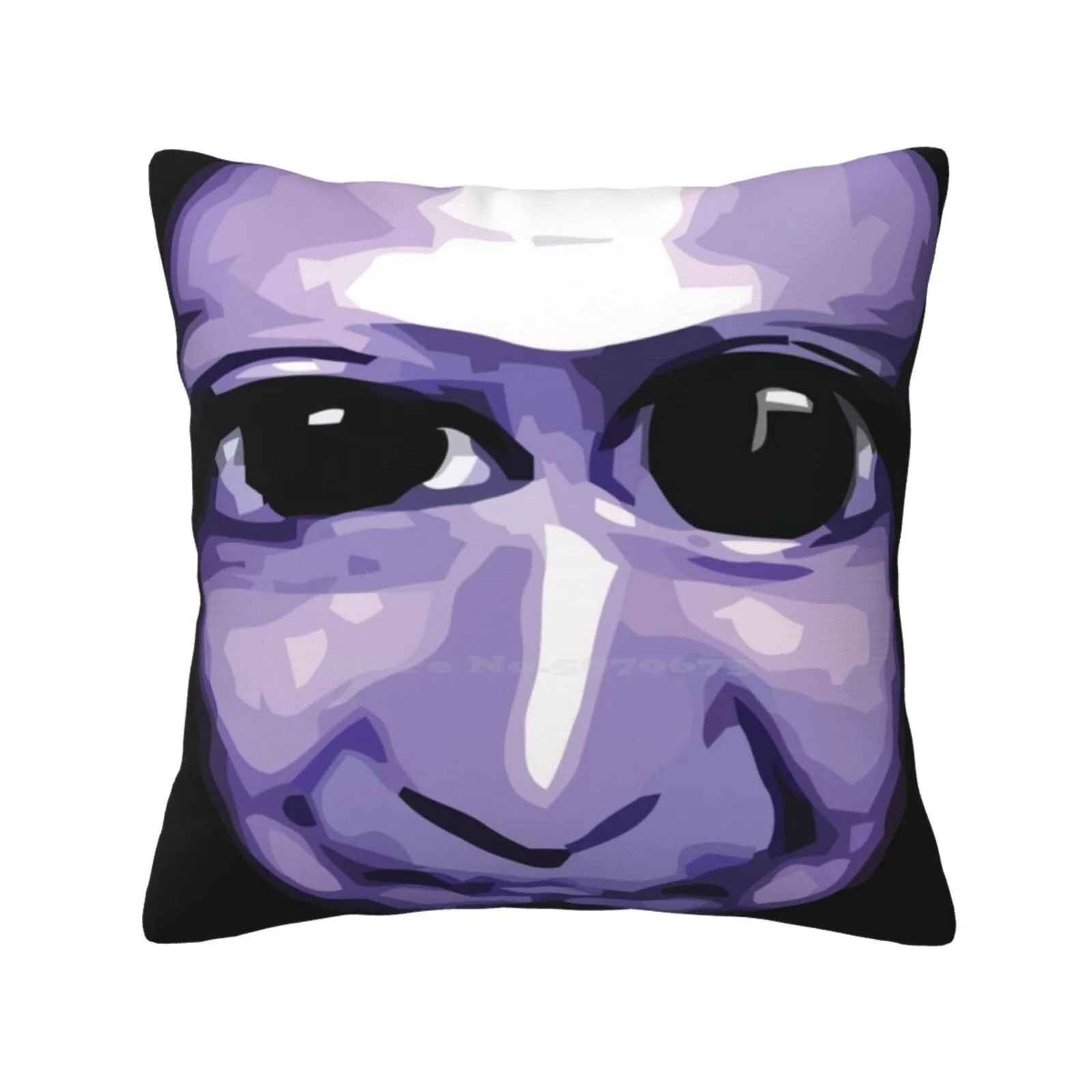 Ao Oni Throw Cushion Pillow Cover Ao Oni Survival Horror Rpg Maker Tower Demon Haunted Spooky Nope Retro Hipster Nerd Gamer