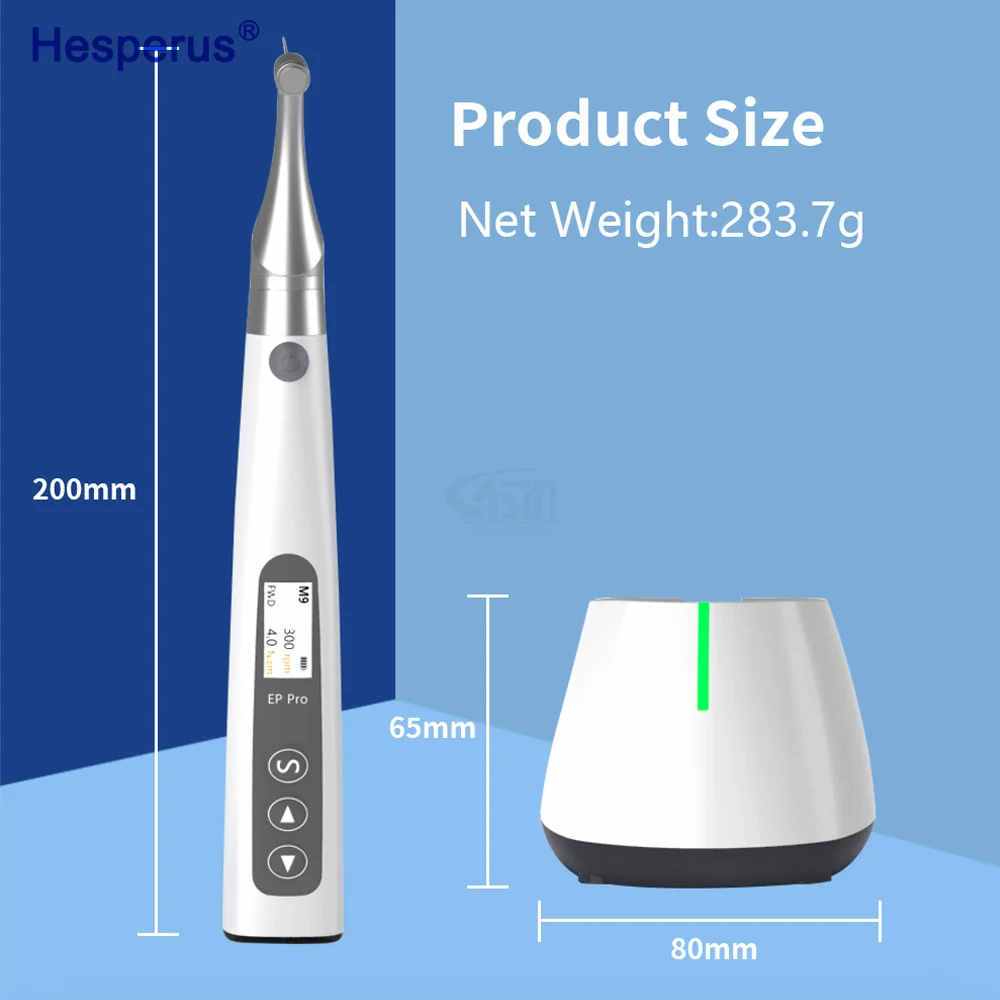 Advanced den tal Instruments Wireless 6:1 Ratio Endo Motor with Apex Locator Brushless EP-Pro Stainless Steel