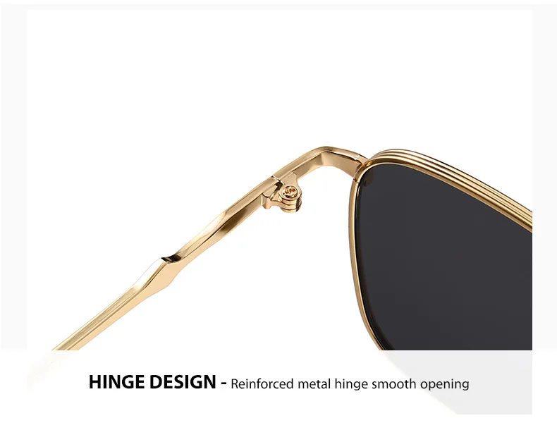 Raffinierte Sonnenbrille im reifen Stil mit dünnem Metallrahmen, quadratischem Design und Gesichtsverschlankung für einen trendigen, vielseitigen Stil 2184 – Detail 14