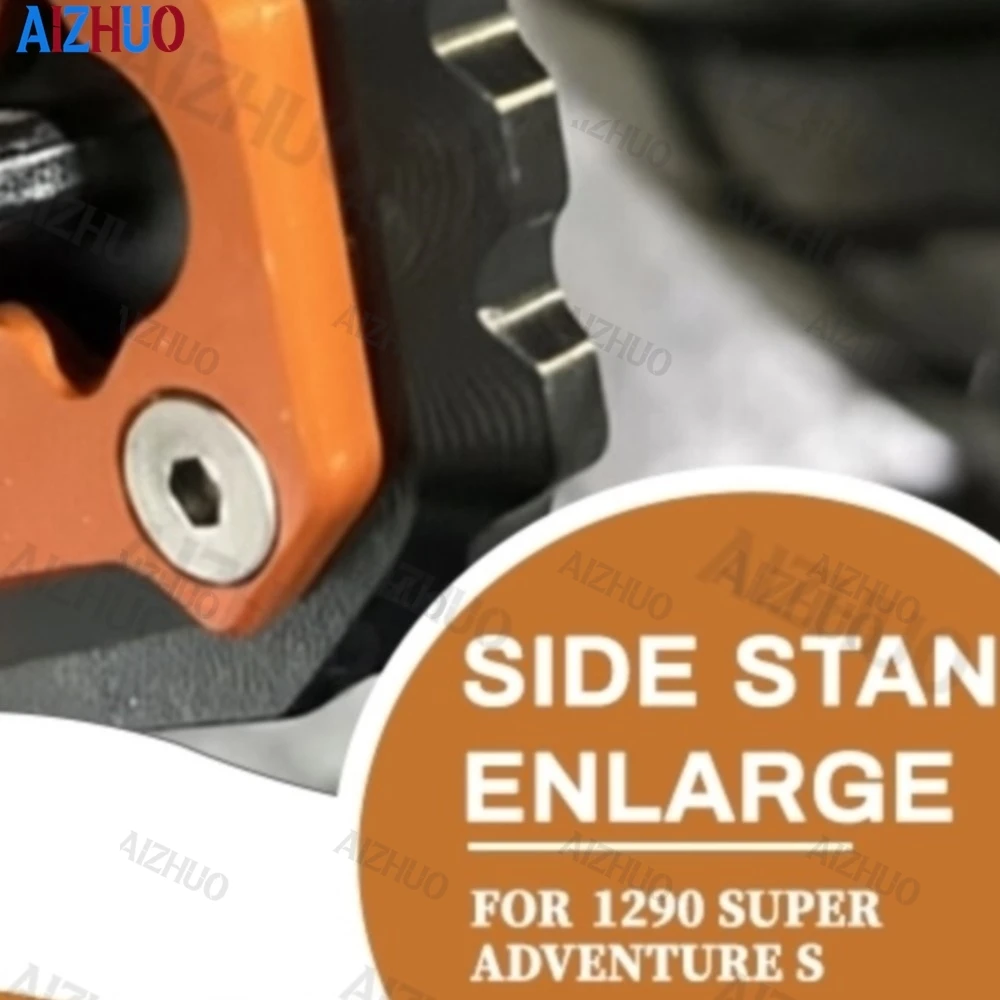 

FOR 1290 Super Adventure S/R 2021 2022 2023 2024 2025 2026 Motorcycle CNC Kickstand Foot Side Stand Extension Pad Enlarge Block