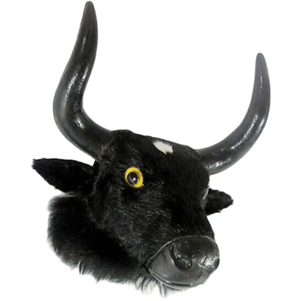 

free shipping best price removable art and craft perfect handmade bull head for wall decoration