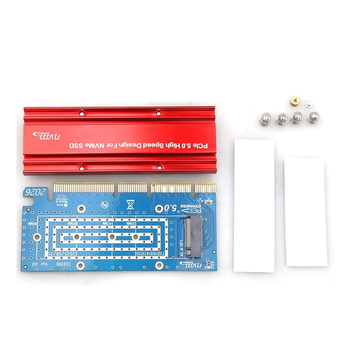[VALUE PACK]PCIe 5.0 to NVMe Expansion Card M.2 Adapter Card High-Speed Adapter Card M-Key NGFF SSD Conversion