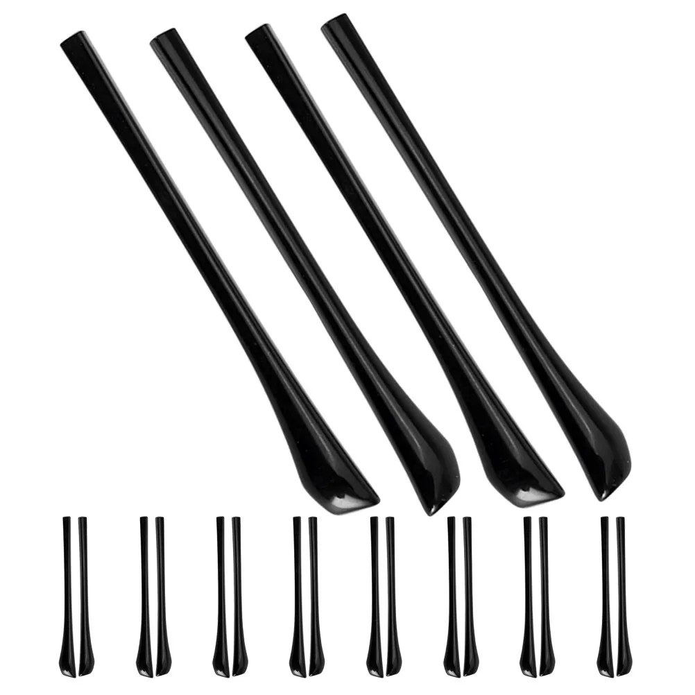 

10Pairs Eyeglass End Tips Premium PVC Anti-Skid Glasses Temple Tips Easy Install Comfortable Behind Ear Fit for Eyeglasses