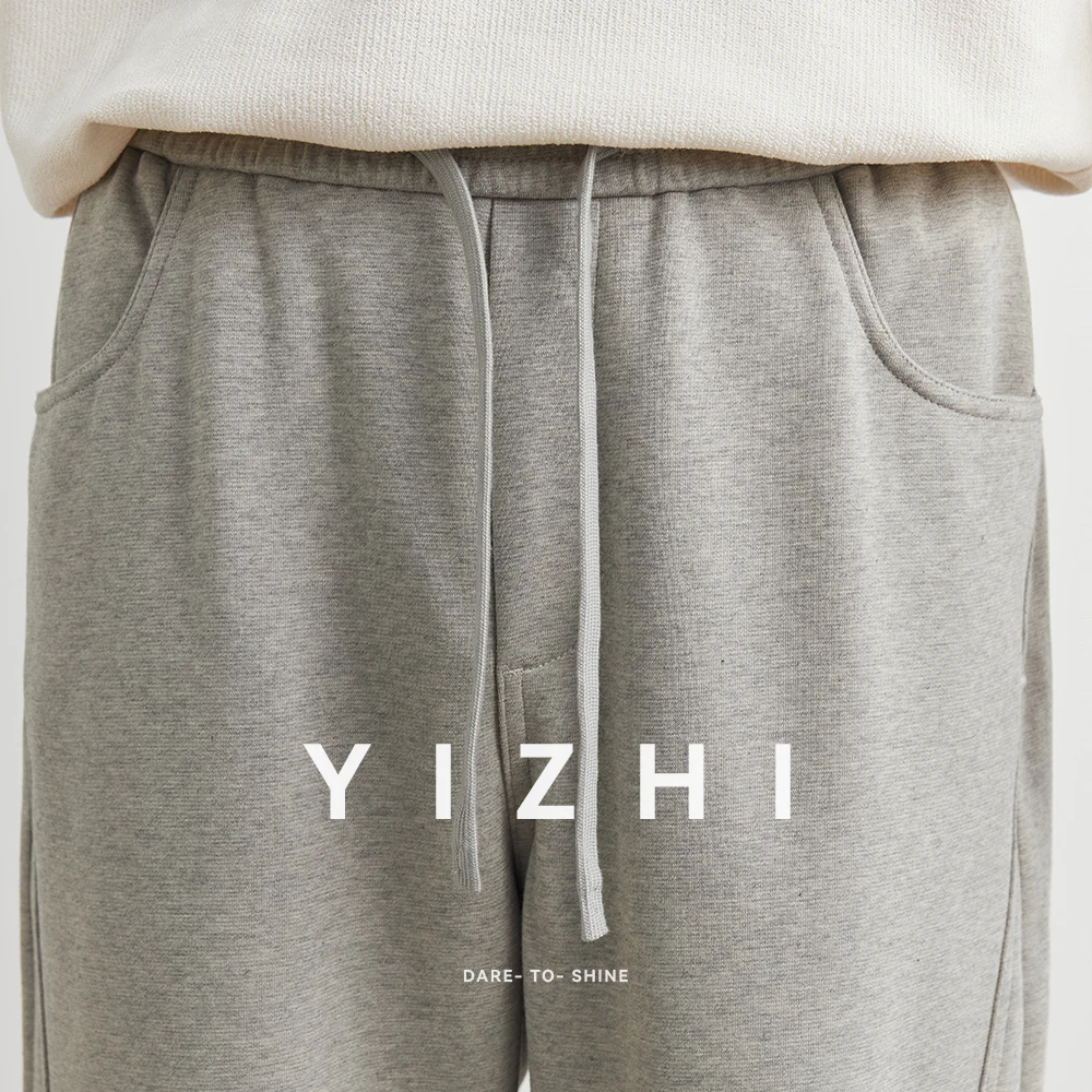 Fashion Casual Sports Pants Men's American Ey Trendy Loose Trousers Straight Leg Long Pants Youth Daily Wear Men Clothing