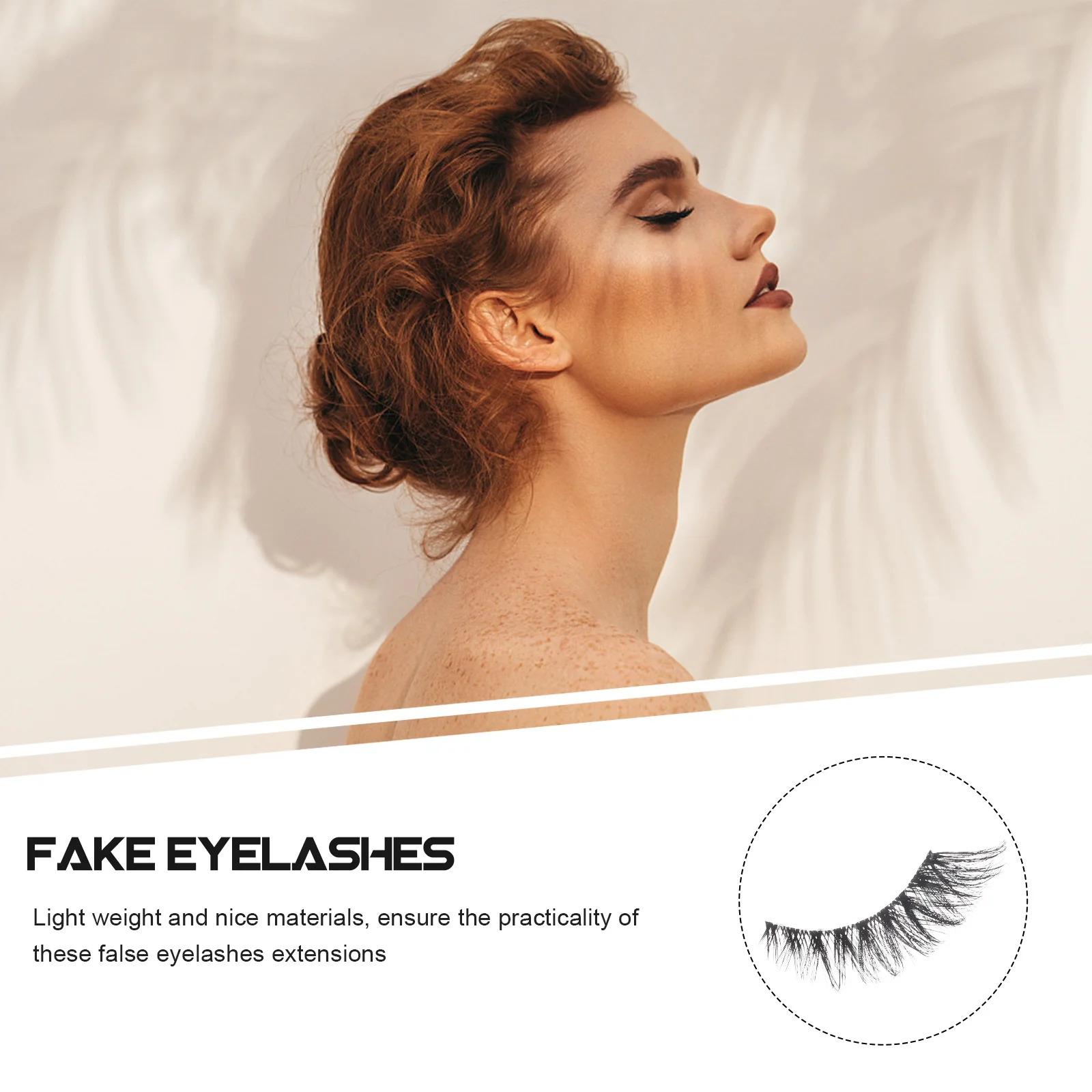 5 ペアつけまつげナチュラルスタイル簡単に取り外せる軽量フェイクラッシュストリップバルクまつげセットメイクアップまつげ女性友人のため