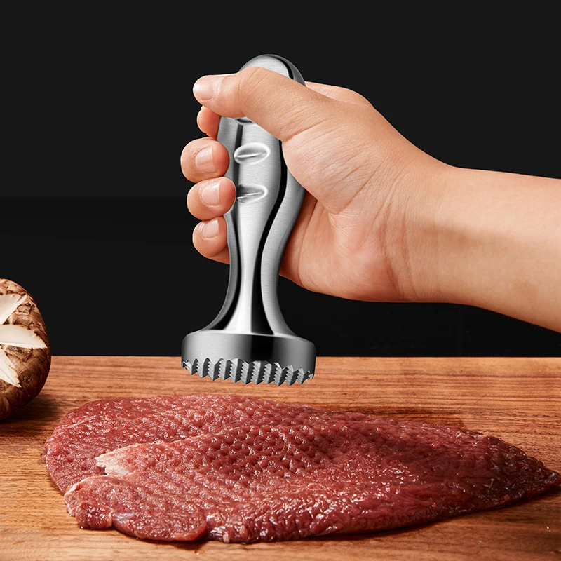 

1pc 304 stainless steel Meat hammer,meat tenderizer Chicken Steak Pork&Veal,barbecue kitchen utensils,meat press,Kitchen Tools