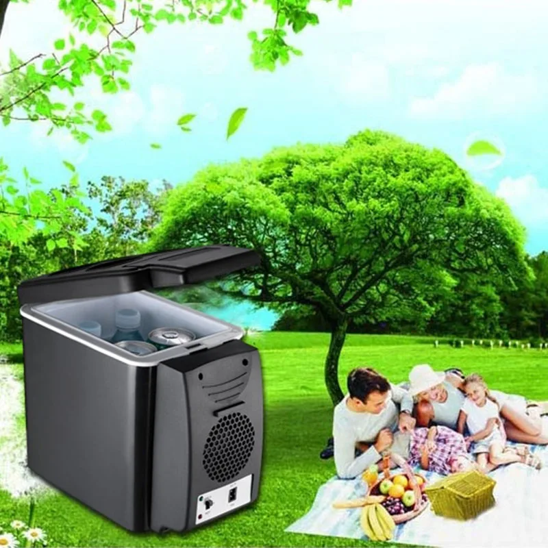 Car Refrigerator Mini Fridge Portable Freezer Refrigerator Plug In Cooler Refrige 8L Thermoelectric Cooler For Fruits