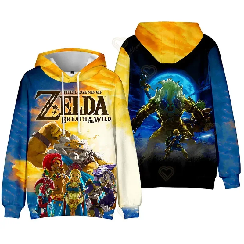 New Zelda-Kingdom tears men 3D print cosplay sweatshirt boy popoutdoor game fashion Harajuku pullover