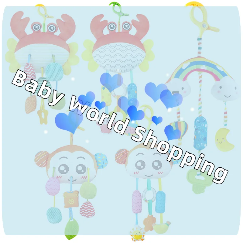 

Car Seat Toy For Babies 0-6 Months, Stroller Toy With A Convenient Clip, Carseat Toys Hanging Baby Accessories,Built-in Bell