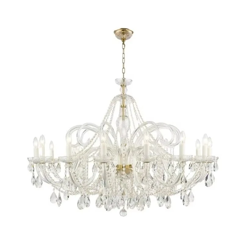 

Light luxury art living room lamp, high-end and elegant new villa hall main lamp