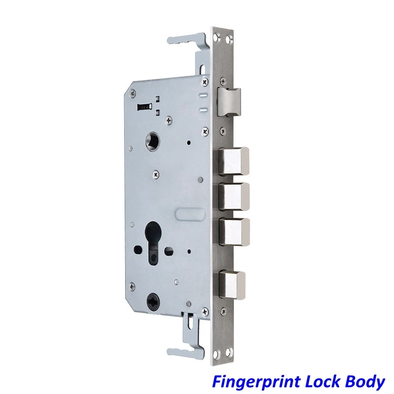 

Metal Stainless Steel Electronic Lock Body Fingerprint Lock 240X24MM Square Bolt And Cylindrical Bolt 30X240MM