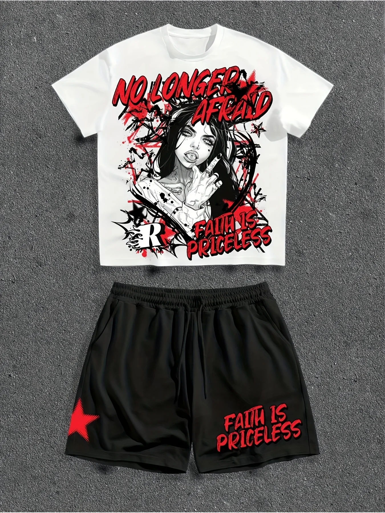 

Новый летний хип-хоп Y2K уличная мода повседневная летняя одежда для мужчин и женщин свободный повседневный костюм