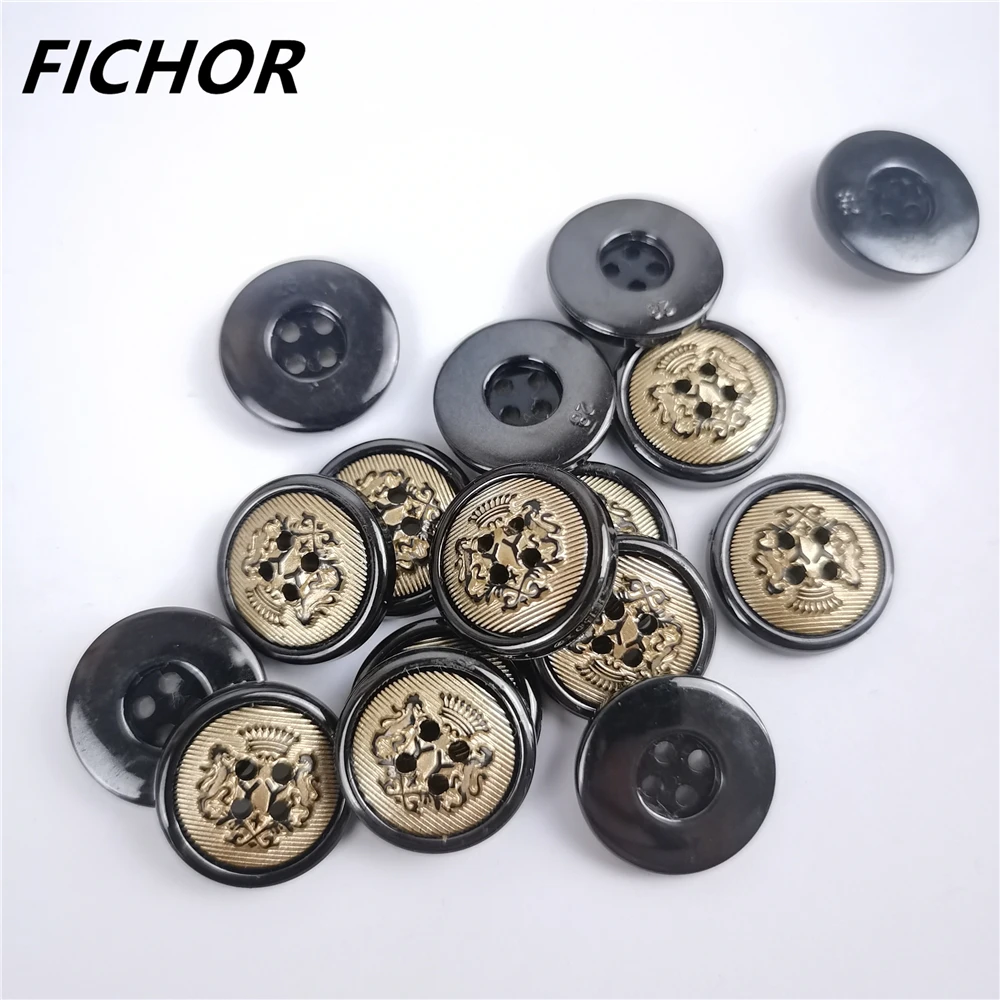 10/20pcs 18mm 4 Holes Resin Buttons For Clothing Coat Sweater Suit Cardigan Sewing Accessories Vintage Decorations Wholesale