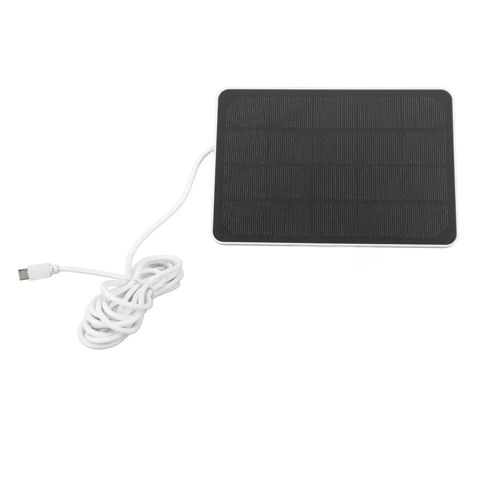 4W Waterproof Solar Panel - Durable 5V Wireless Charging for rechargeable Battery Surveillance Cameras