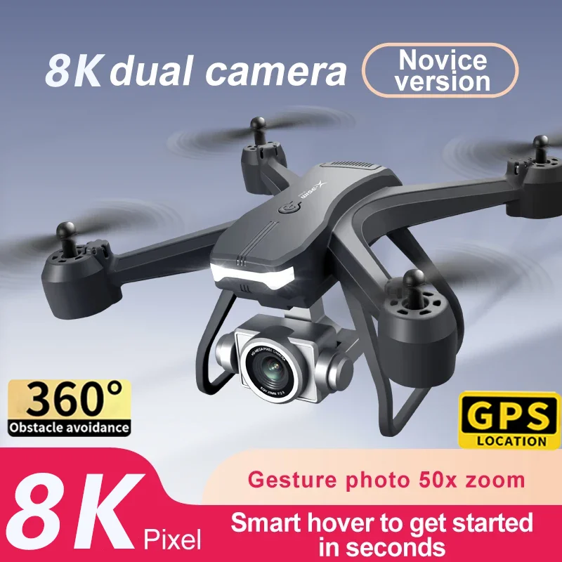 V14 Drone 8k profession HD Wide Angle Camera WiFi Fpv Drones Dual Camera Height Keep Drones Camera Helicopter Toys for Beginners