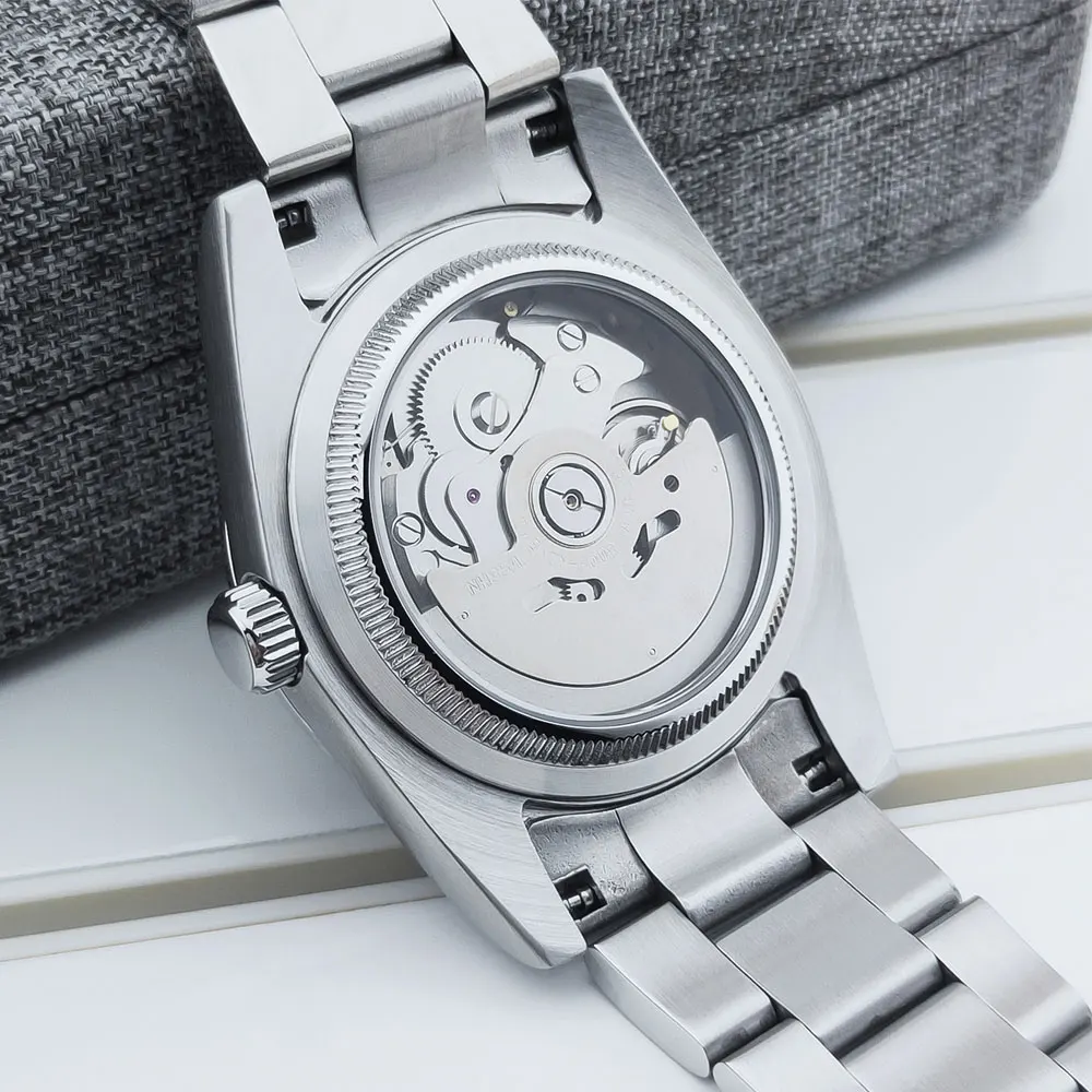 36/39 مللي متر Corgeut ساعة معصم رجالية فاخرة 10ATM الياقوت NH35 ساعة أوتوماتيكية للرجال Relojes para hombres شعار مخصص