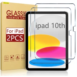 2 Pack Screen Protector for iPad 10th Generation Ultra Clear Tempered Glass for iPad 10 2022 Accessories 10.9 Inch 9H Film