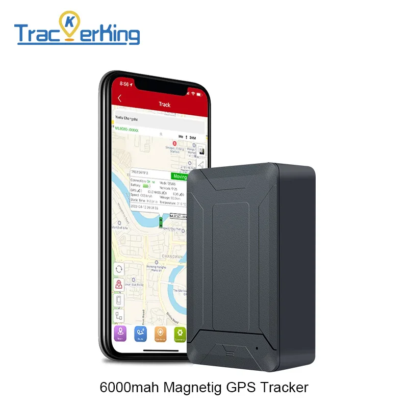 TrackerKing JX05A 6000mah długi czas czuwania lokalizator GPS Monitor ustawiania aktora 2G magnetyczny zasób lokalizator GPS przenośny rastereador