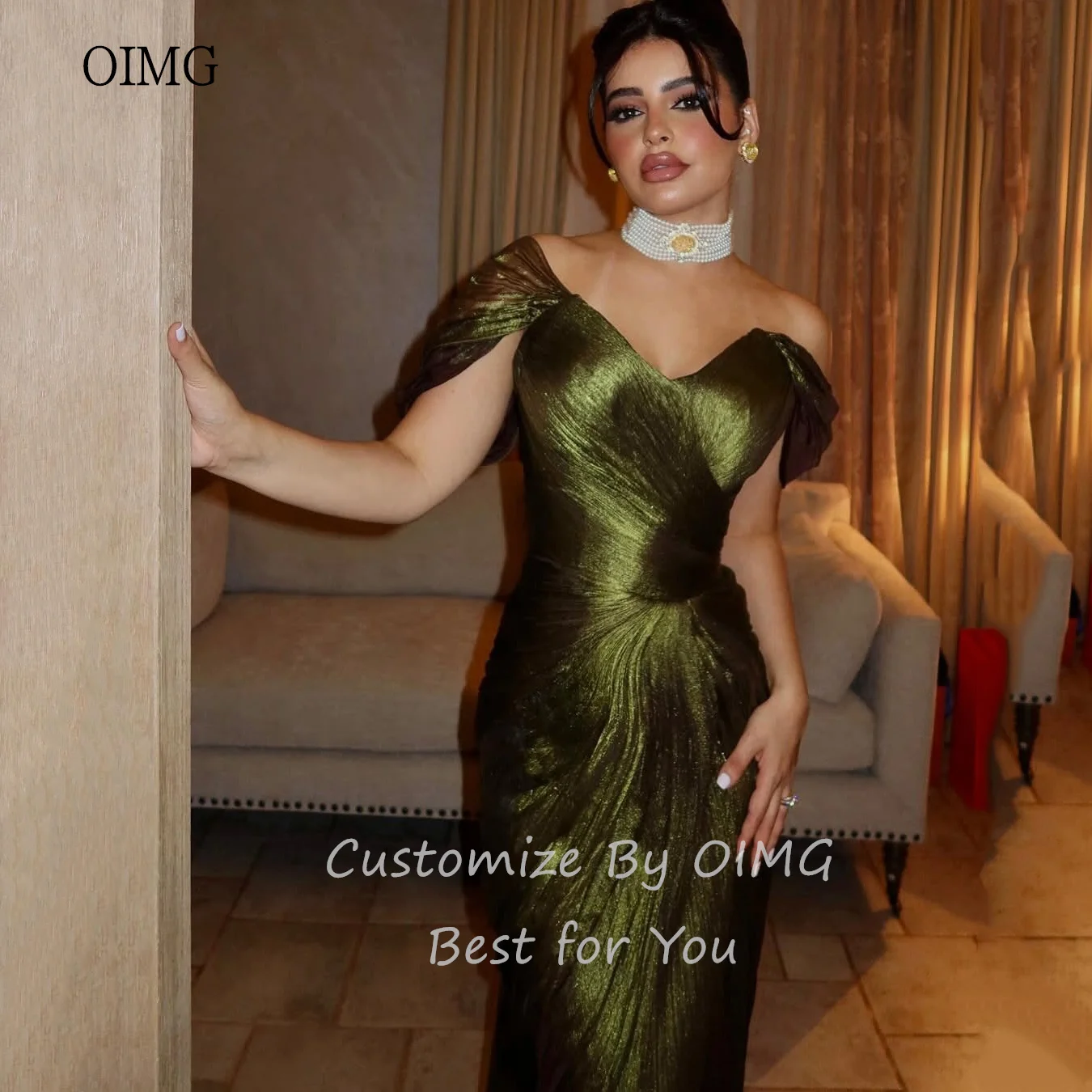 OIMG Shimmery Green Mermaid Prom Gowns Off The Shoulder Formal Party Gown Side Slit Floor Length Evening Dress Customized - AliExpress 320 OIMG Shimmery Green Mermaid Prom Gowns Off The Shoulder Formal Party Gown Side Slit Floor Length Evening Dress Customized - AliExpress 320