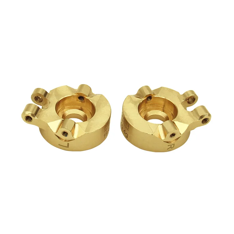 Hot Racing heavy duty brass TRX 1/18 front steering bearing knuckles (steering blocks) for TRA TRX4 1/18