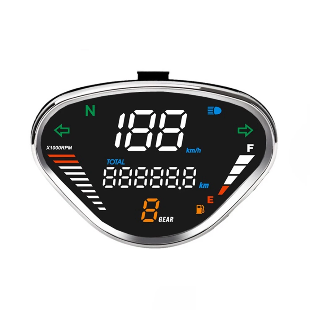 Motorcycle Speedometer For DAX70 CT50 Jialing70 Digital Meter Lcd Speedometer Odometer Tachometer