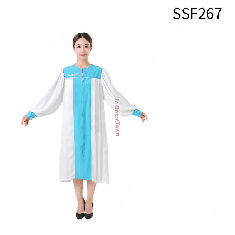 كريستيان جوقة فستان مُصمم حسب الطلب يسوع المخلصين فئة الخدمة موحدة الكنيسة الزفاف هينم ثوب المقدس رداء نون الملابس JT018