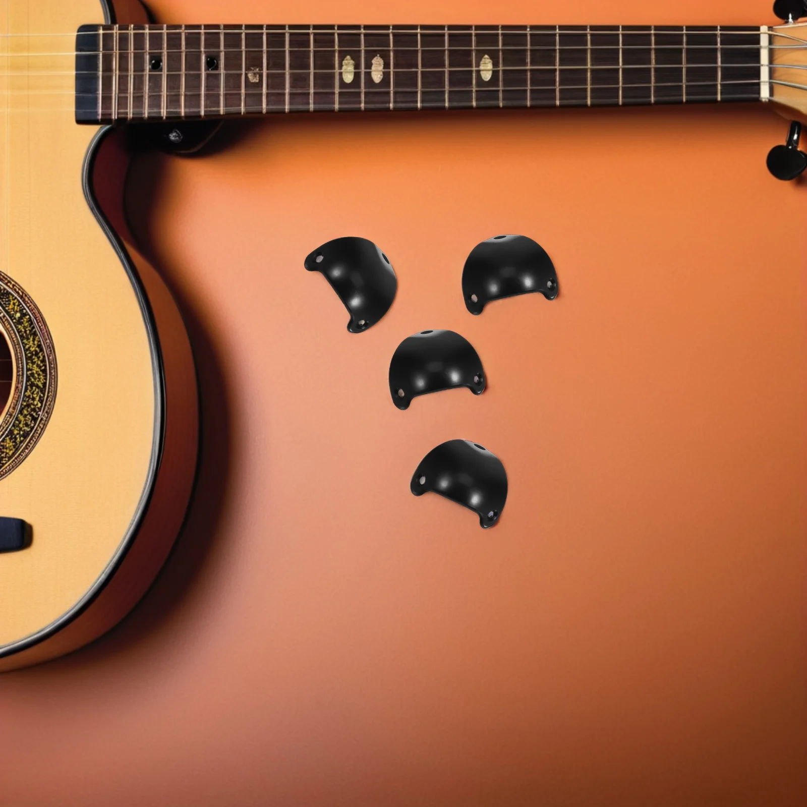 

8pcs Guitar Speaker Corner Protectors Plastic Edge Guards For Amplifiers Lightweight Anti-Collision Bumpers Garage Equipment