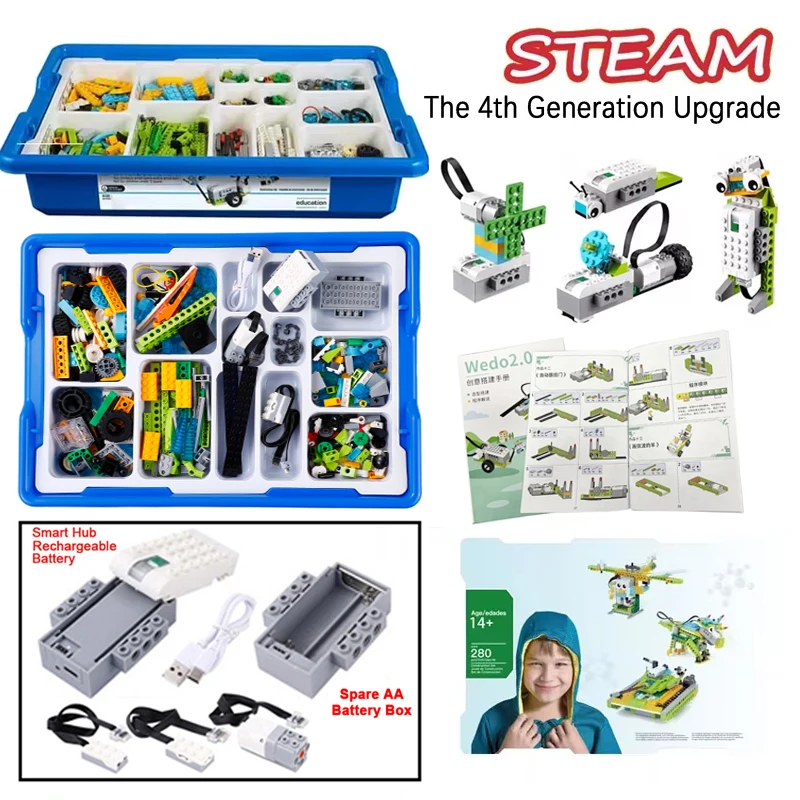 NEW The 4th Generation WeDo 2.0 Core Set fit Scratch 3.0 Robotics Construction Educatio DIY Toys Giftsnal  Dacta School STEAM