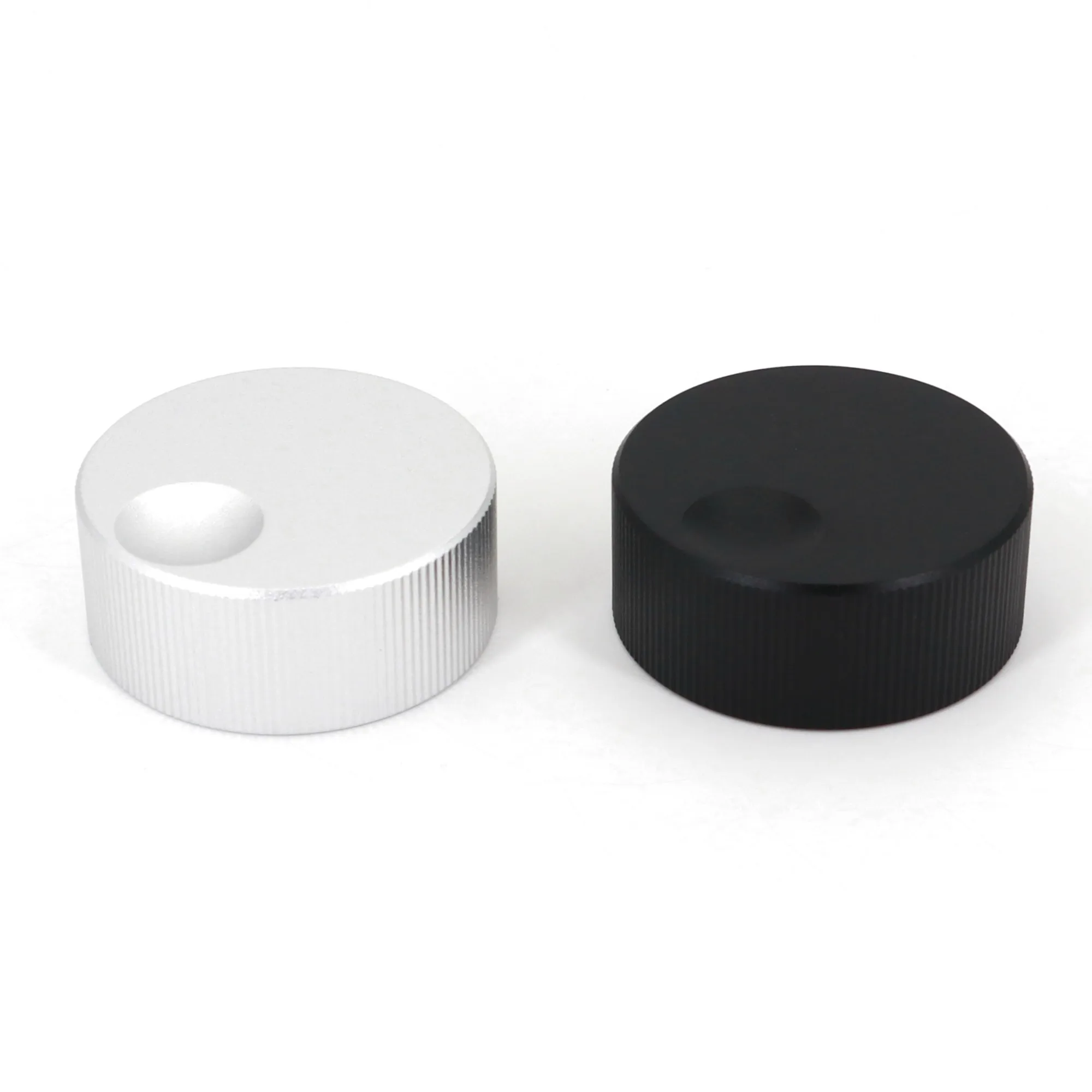 Solid Aluminum Alloy 32x13mm Audio Speaker Volume Rotary Control 6mm Dia Potentiometer Knob Cap