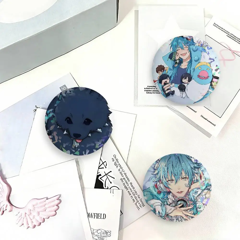 Anime D-dramatical Murder Laser Badge Kleidung Rucksäcke Hüte Accessoires Geschenke für Kinder Freunde Fans Sammlerstücke