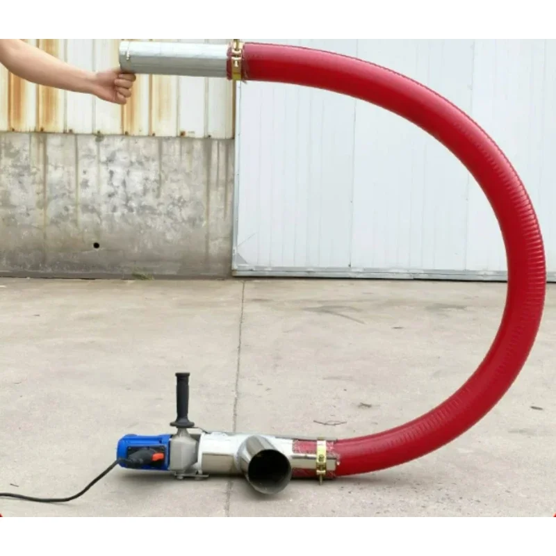 Hand‑held Flexible Hose Grain Auger Conveyor with Tripod Stand Portable Electric Crop Transfer Suction Machine view 6