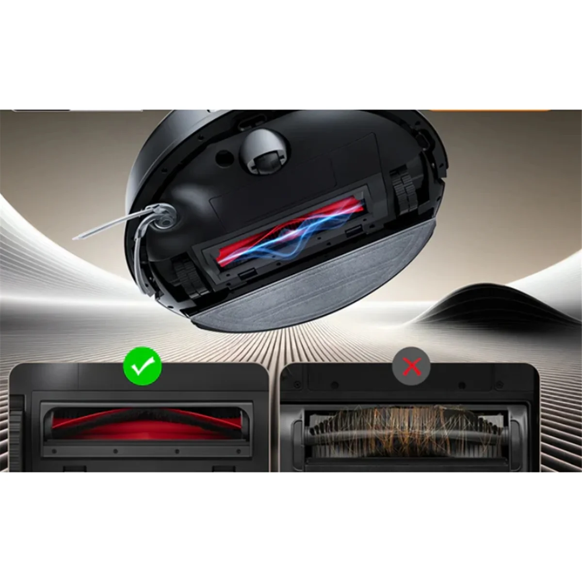 

22 шт. основная боковая щетка, фильтр, мешок для пыли для швабры для Roborock Q10 VF