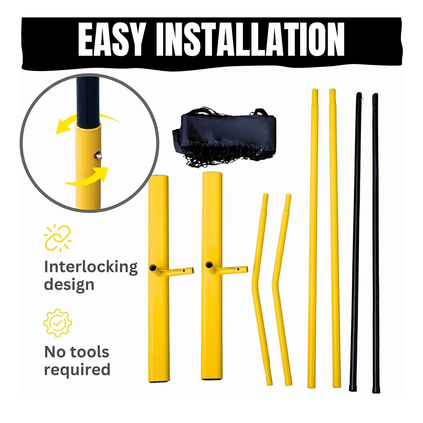 

Portable Mini Pickleball Net 4ft Metal Frame Stand Easy Setup Adjustable Height for Driveway Backyard Practice
