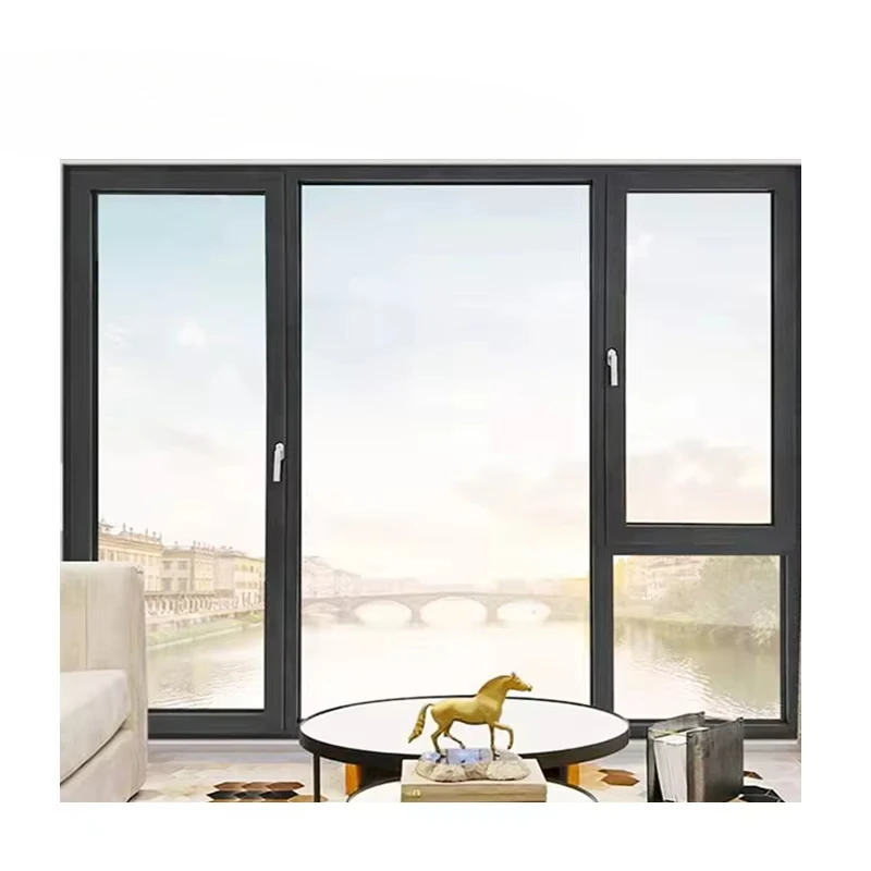

Wholesale General Black Aluminum Hurricane windows Carrollton Texas Window for Houses Double Glazed Casement windows