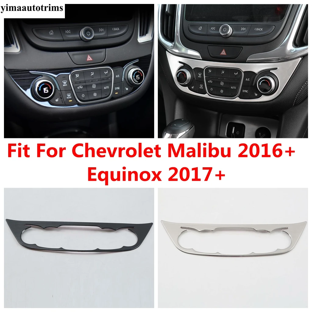 Central Air AC Conditioning Frame Navigation Panel Cover Trim Accessories For Chevrolet Malibu 2016 - 2023 / Equinox 2017 - 2023