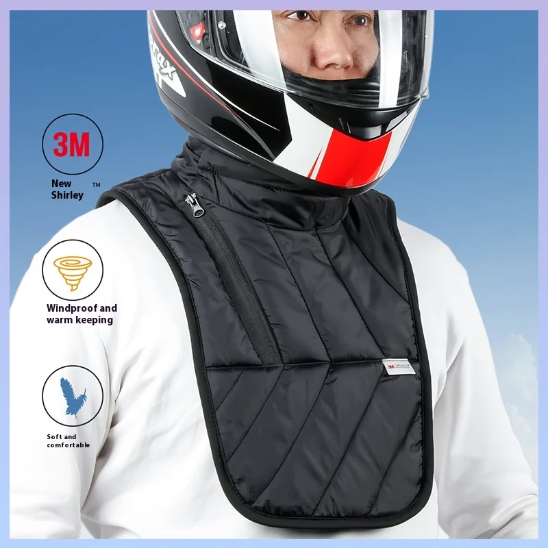 

2024 Windproof Scarf Winter Motorcycle Riding Neck Cold Protection Neck Chest With Fleece Outdoor Sports Skiing Warm Neck Cover
