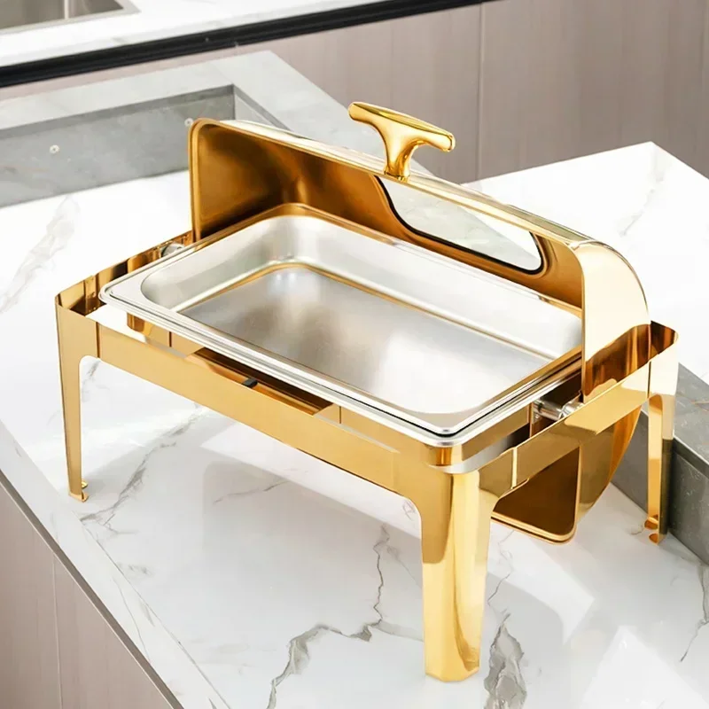

Catering Kitchenware Set Hot Pot Chafer Dishes Buffet Set Chafing Dishes Buffet Stove Food Buffet Display Warmer