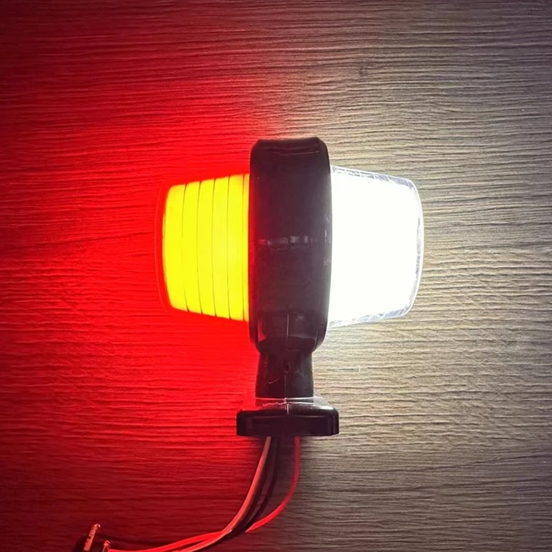 2pcs 12v-36v Truck lights Trailer lamp Tail Light truck Side Marker Indicators caravan rear Light tractor Signal Lights