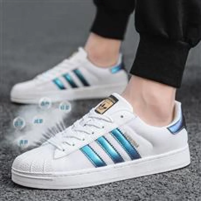 

2025New Comfortable Casual Hot-Selling Mesh Shell Toe Three-Stripes Couple Sneakers 35-45High-quality Couple's Sports Shoes