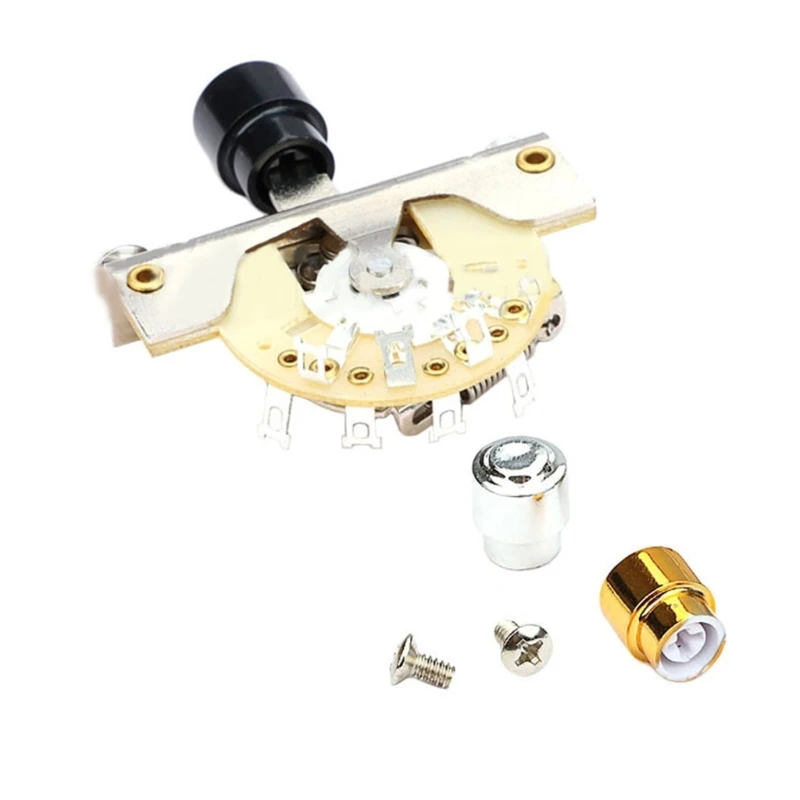 5-way Guitar Lever Switches with 3 Tip Electric Guitar Selector Pickup Lever Switches for Electric Guitar Switches