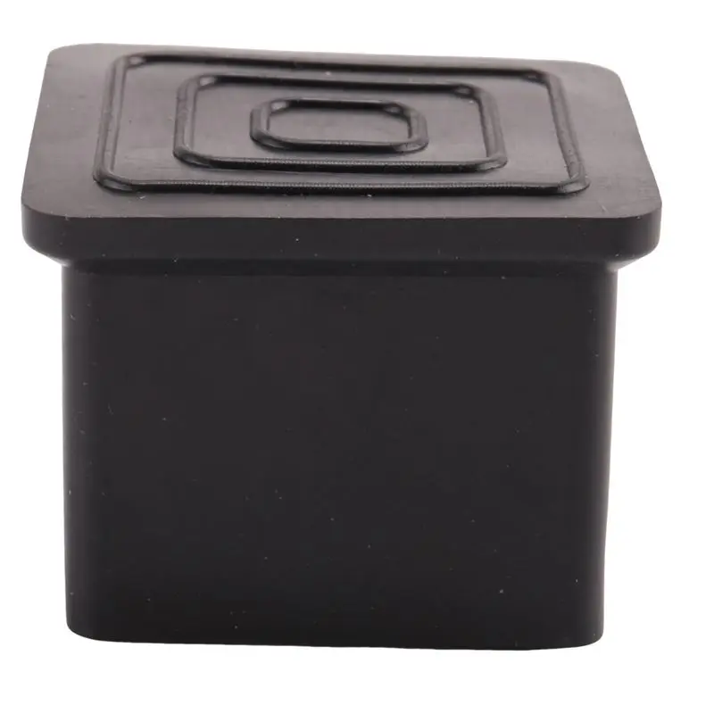 N96R 20Pcs Square Chair Table Leg Foot Rubber Covers Protectors 25Mm X 25Mm