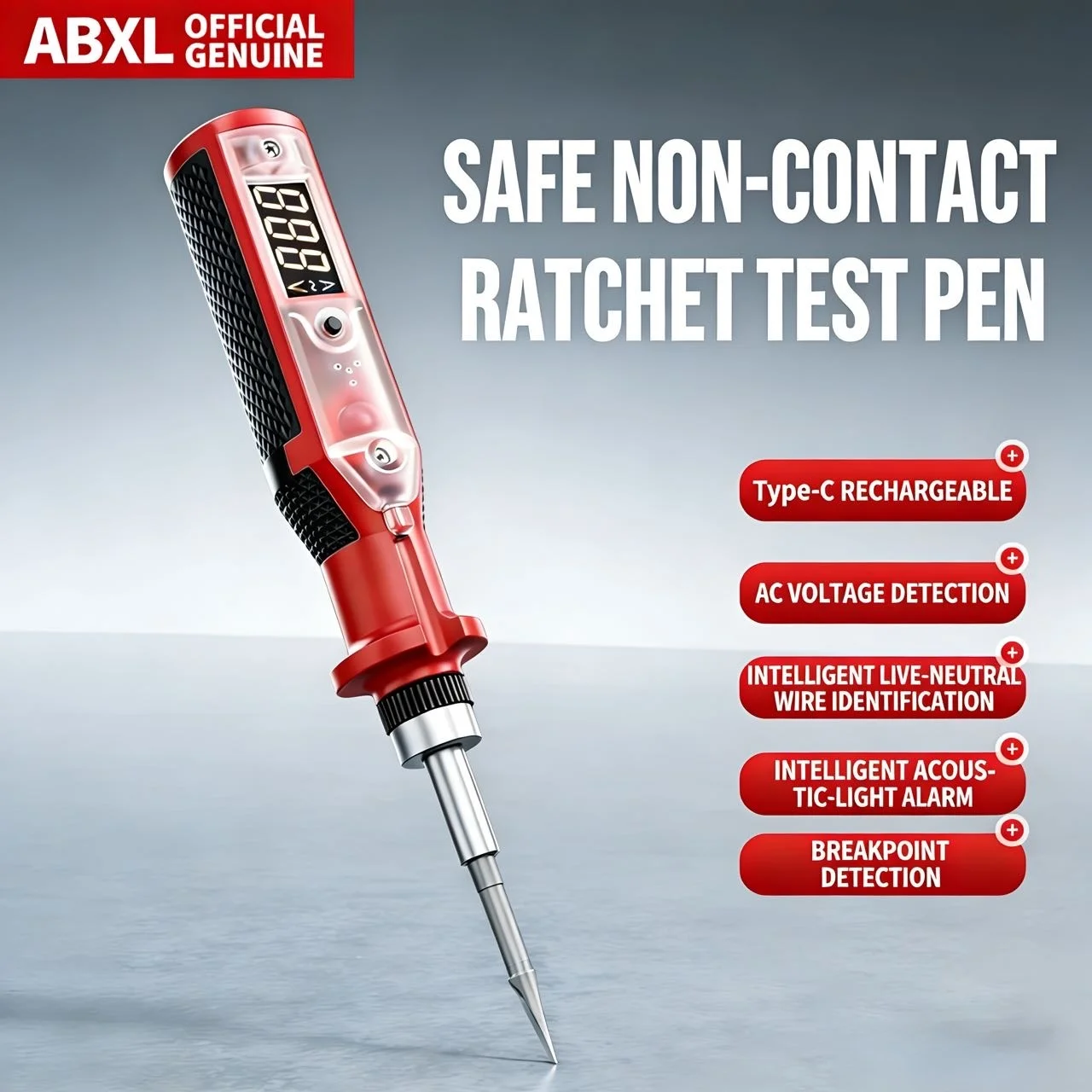 Digital Voltage Tester Measuring Pen Cross-head Flathead Screwdriver Electrical Induction Circuit Test Pencil Voltmeter Tools