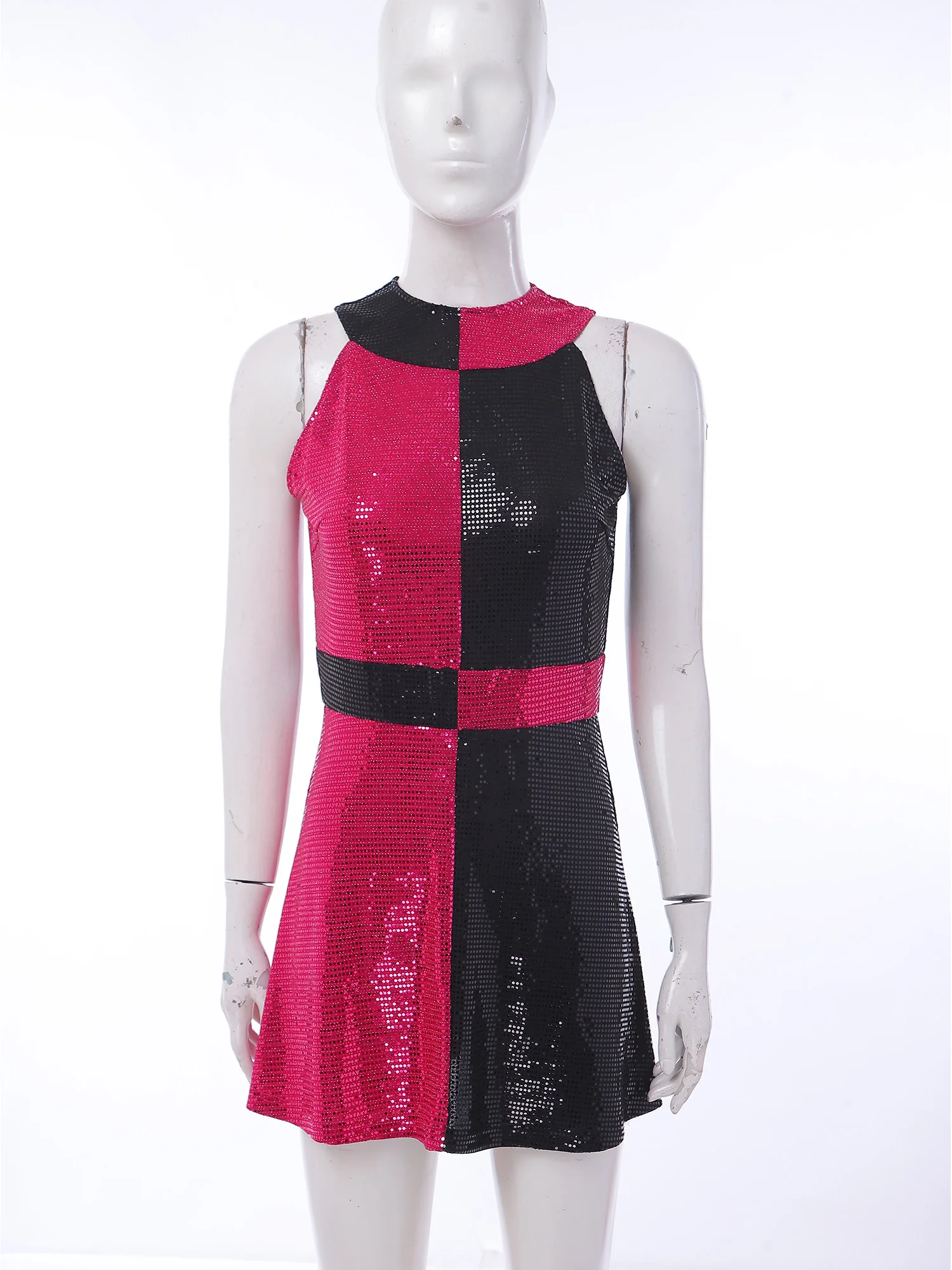 Robe à paillettes color-block - Women'S Fashion From The 70S avis et prix
